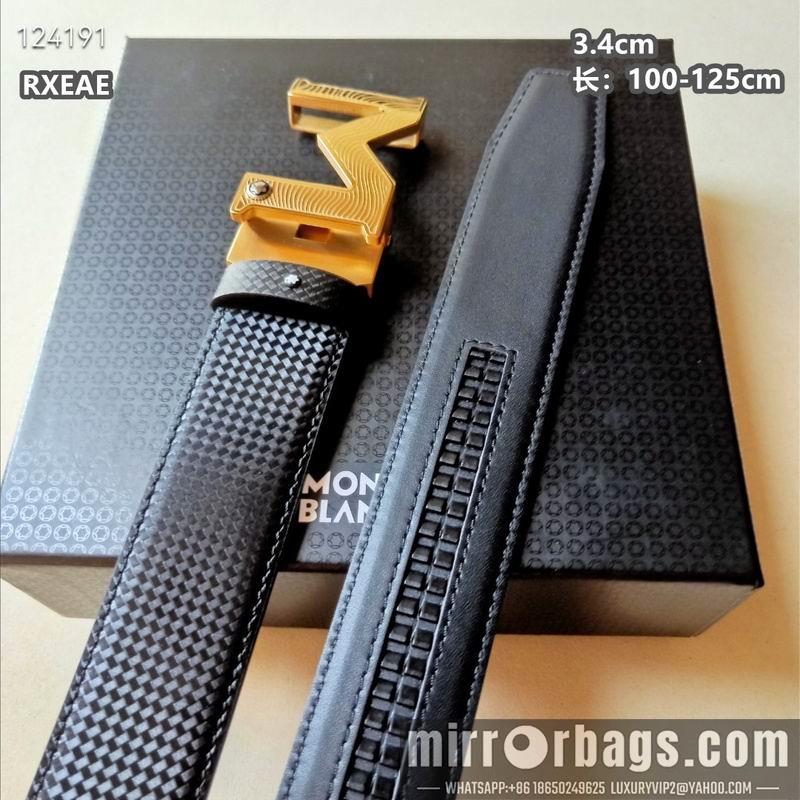 Montlanc belt 34mmX100-125cm 8L17