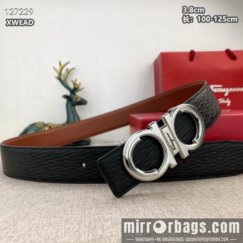 Ferragamo belt 38mmX100-125cm 8L20