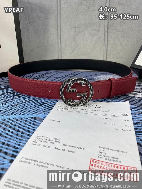 Gucci belt 40mmX95-125cm 8L17