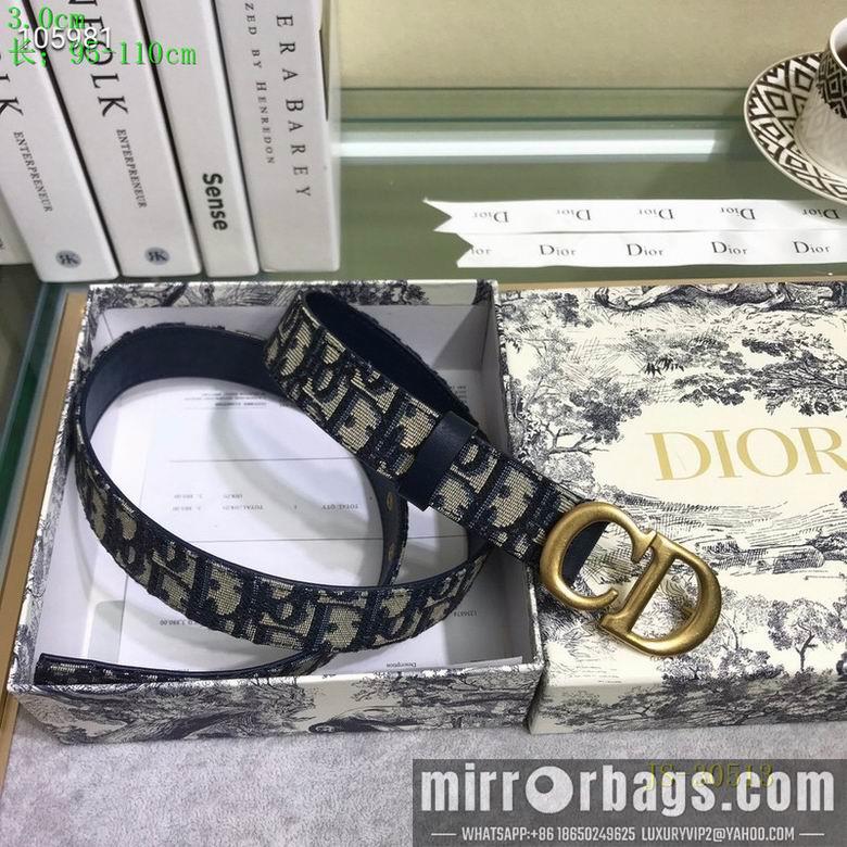 Dior Belt 30mm 95-110cm 8L03