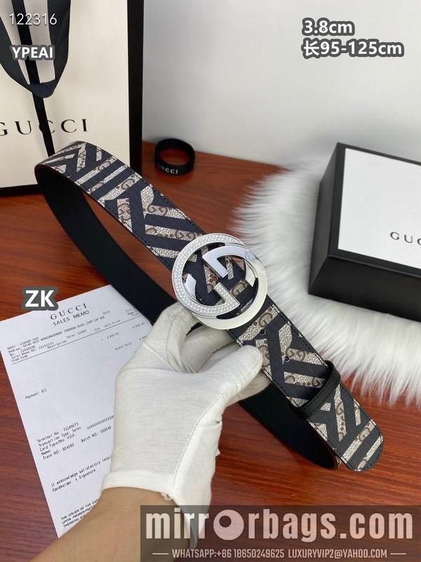 Gucci belt 38mmX95-125cm 8L21