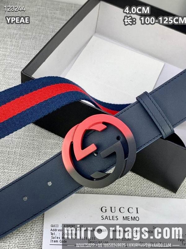 Gucci belt 40mmX100-125cm 8L135