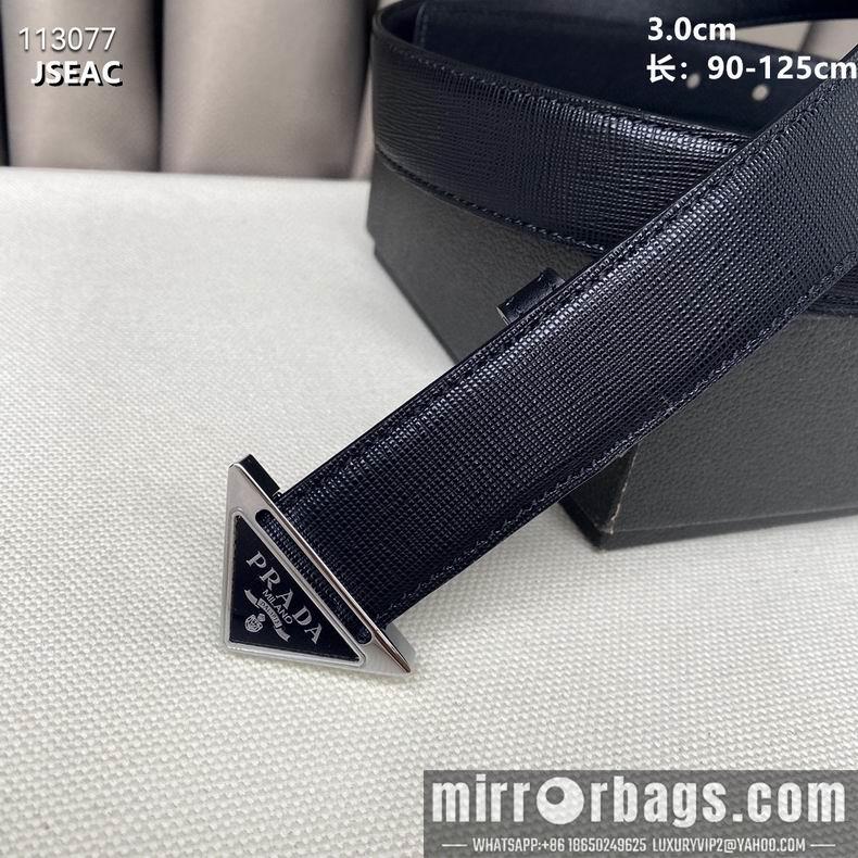 Prada belt 30mmX95-125cm 8L02