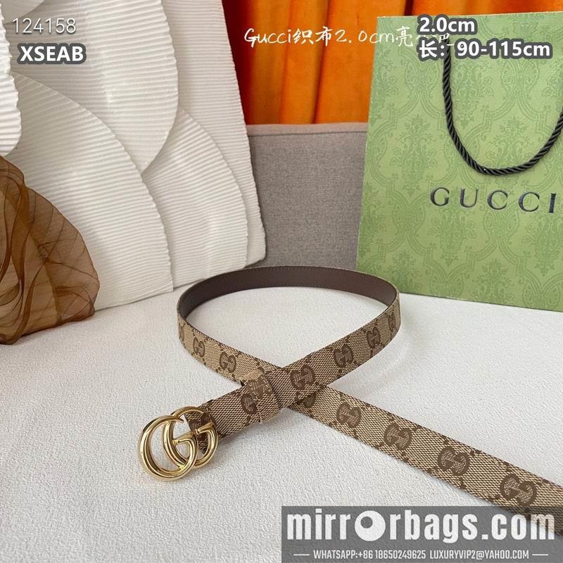 Gucci belt 20mmX90-115cm 8L18
