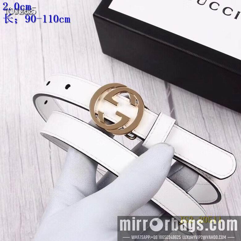 Gucci belt 20mm 90-110cm 8L01