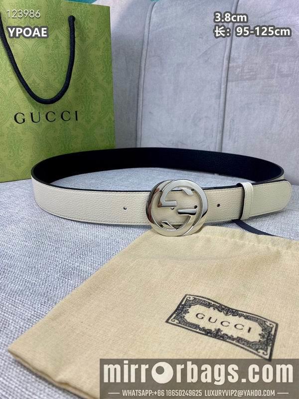 Gucci belt 38mmX95-125cm 8L10