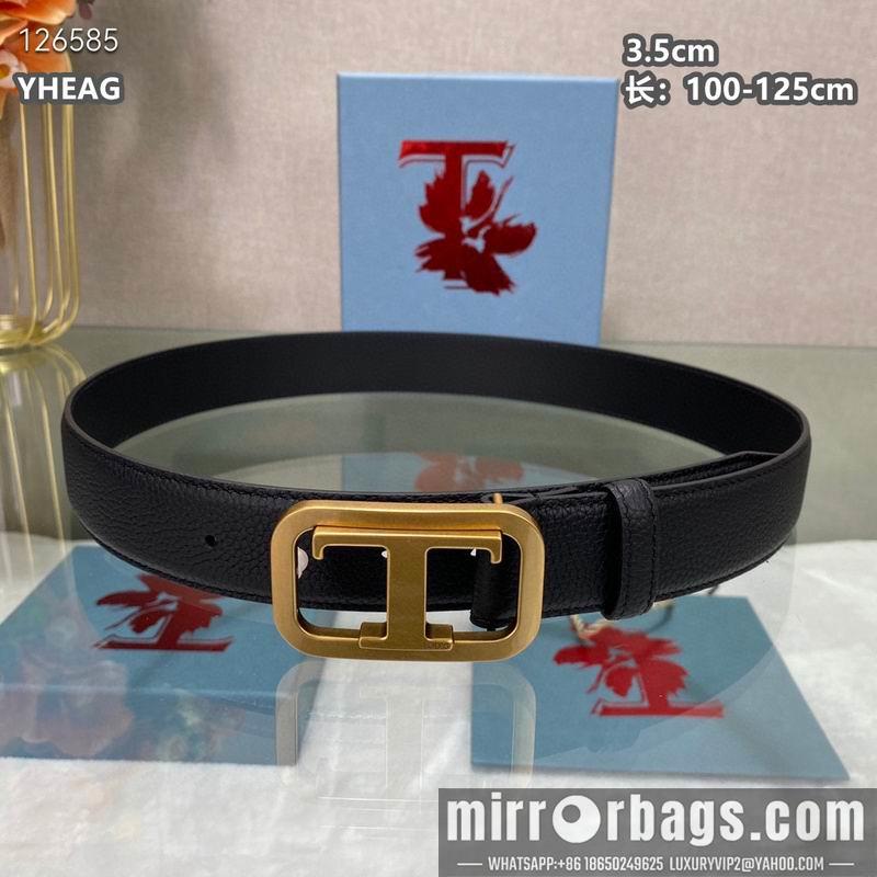 Tod's belt 35mmX100-125cm 8L04
