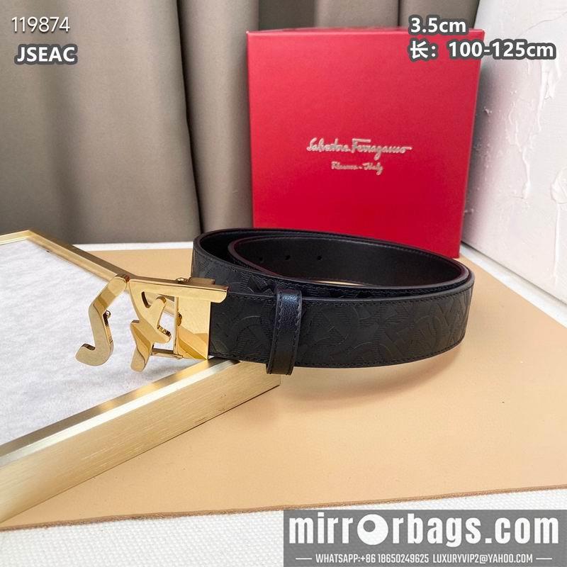 Ferragamo belt 35mmX100-125cm 8L072004