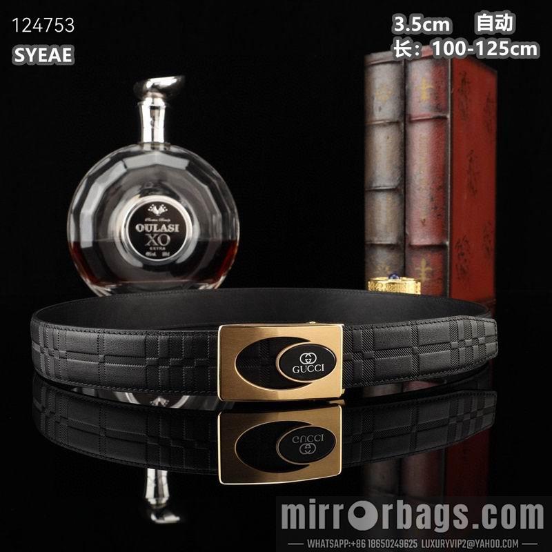 Gucci belt 35mmX100-125cm 8L24