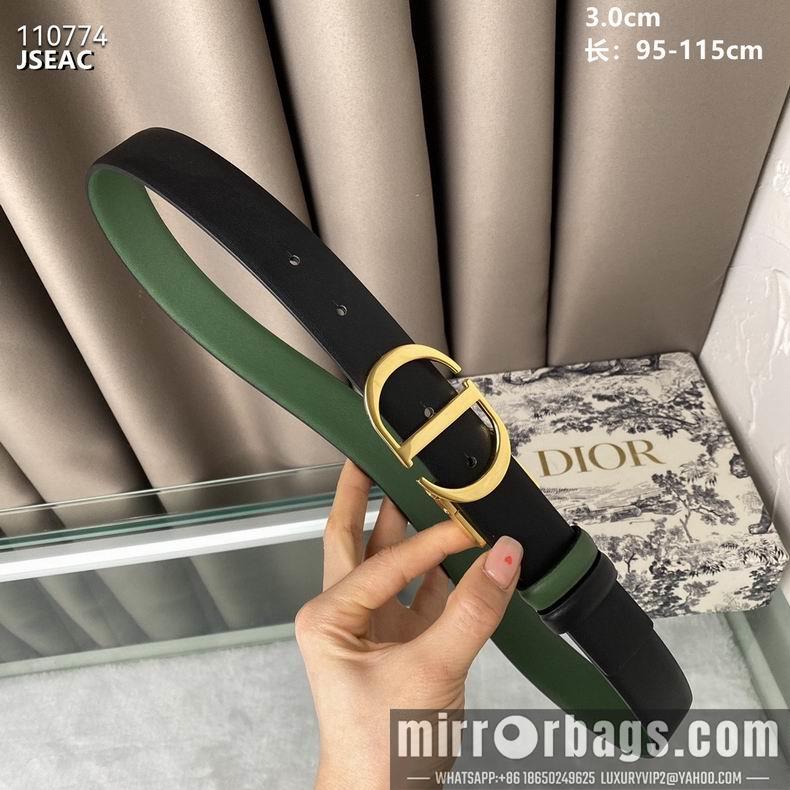 Dior Belt 30mmX95-115cm 8L08