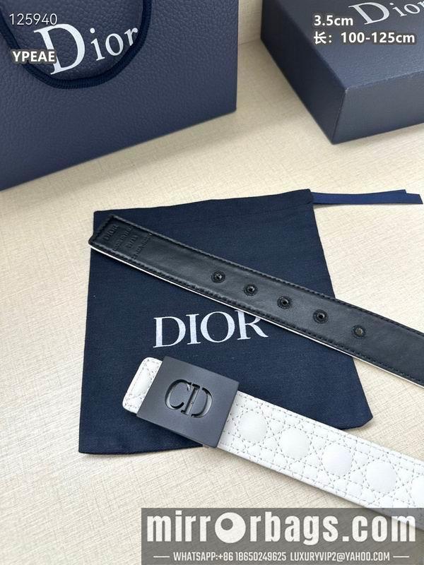 Dior belt 35mmX100-125cm 8L30
