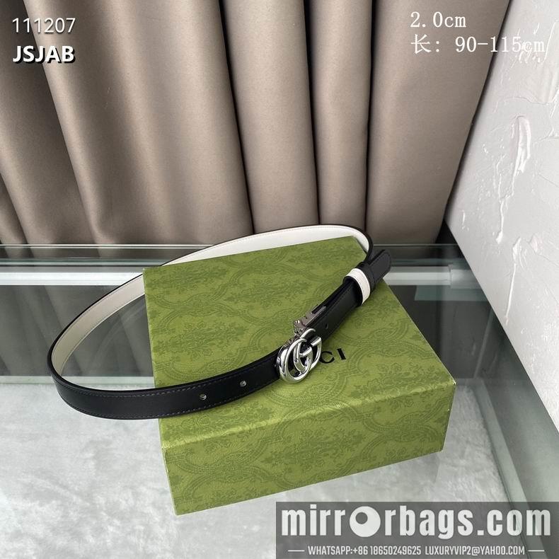 Gucci Belt 20mm 90-115cm 8L01