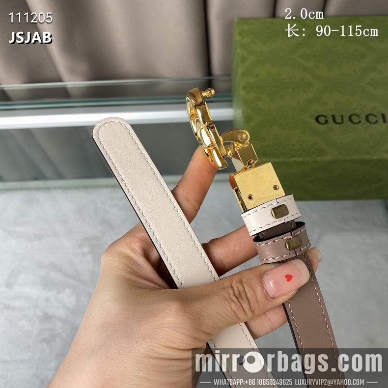 Gucci Belt 20mm 90-115cm 8L01