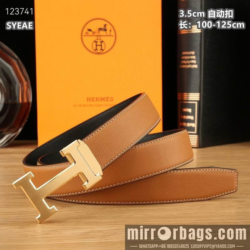 Hermes belt 35mmX100-125cm 8L33