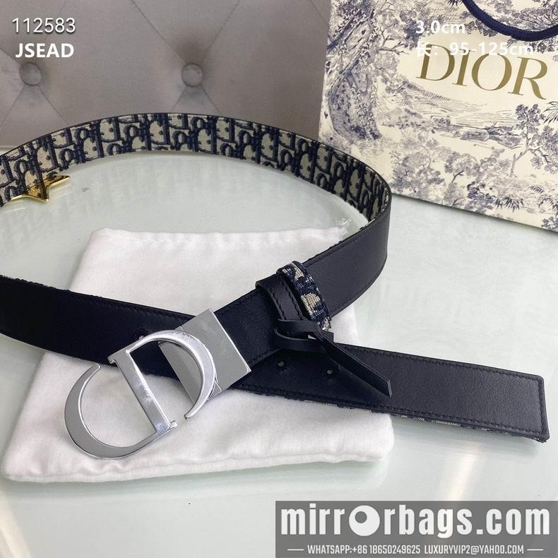 Dior belt 30mmX95-125cm 8L11