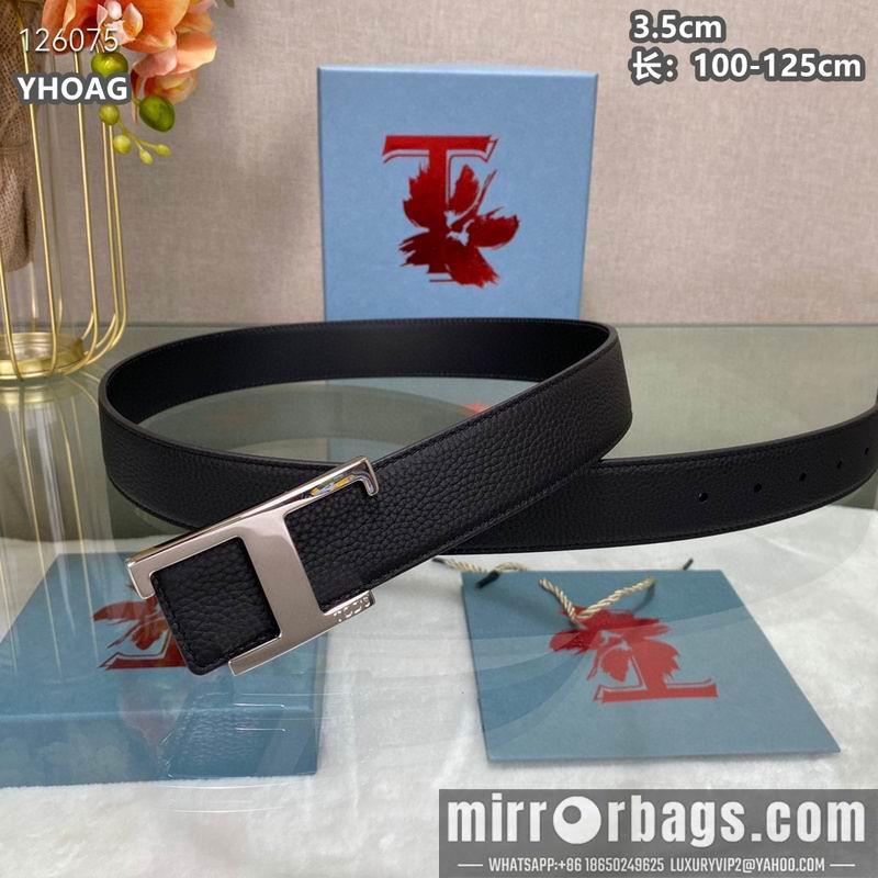 Tod's belt 35mmX100-125cm 8L07