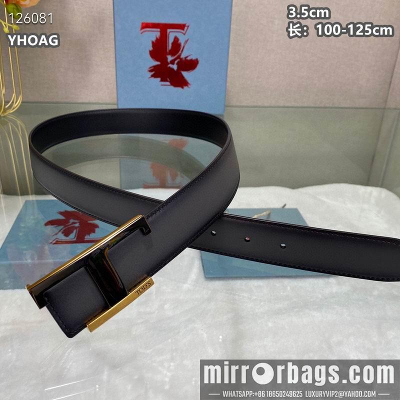 Tod's belt 35mmX100-125cm 8L06