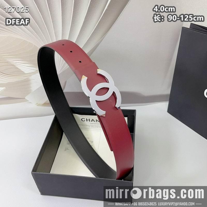 Chanel belt 40mmX90-125cm 8L01