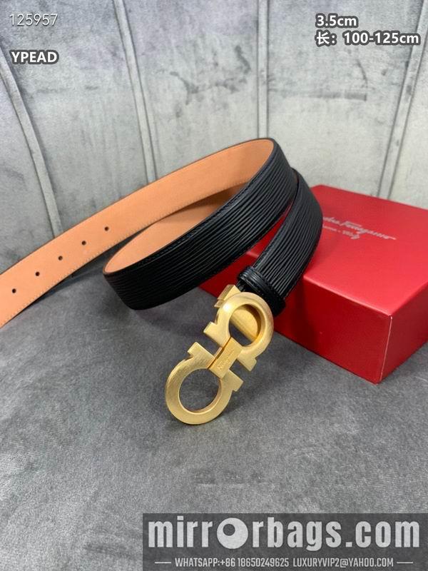 Ferragamo belt 35mmX100-125cm 8L26