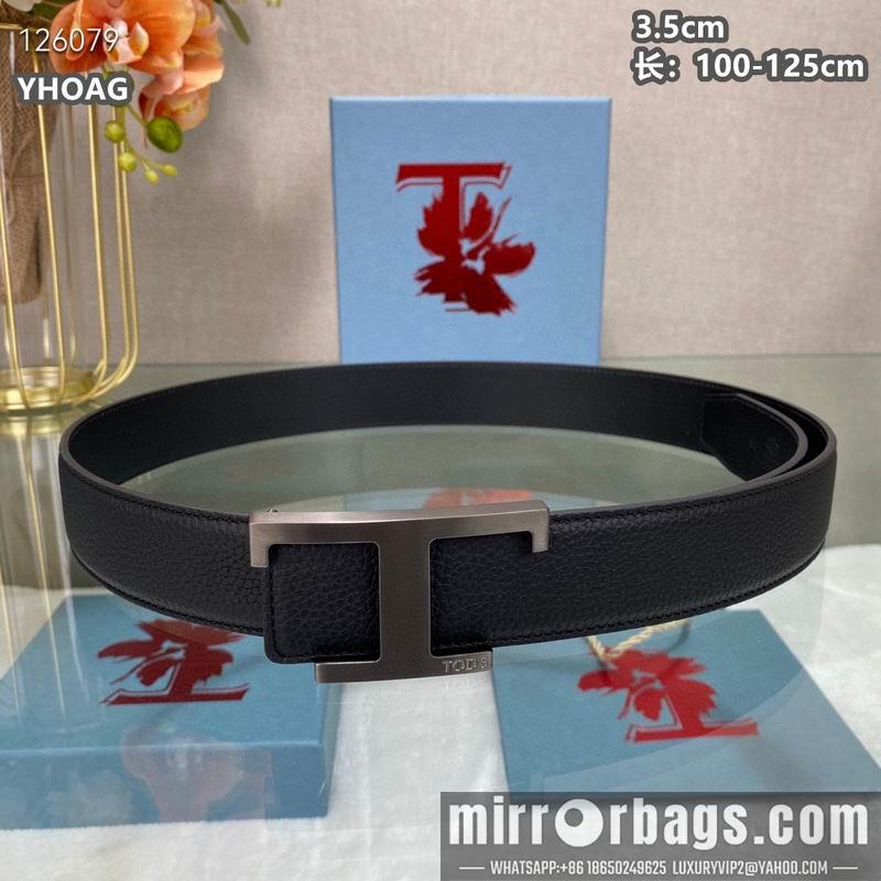 Tod's belt 35mmX100-125cm 8L07