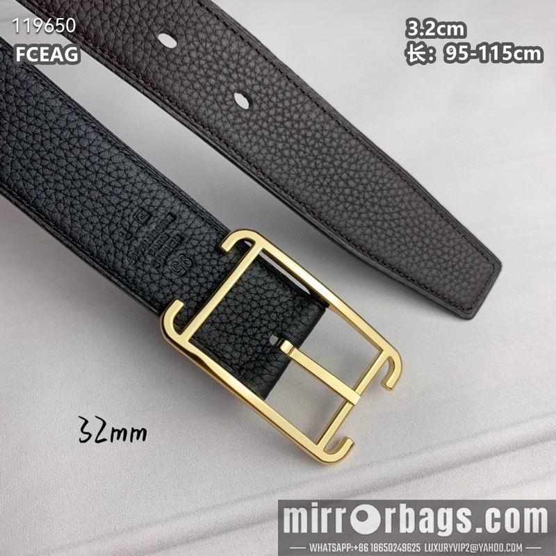 Hermes belt 32mmX95-115cm 8L040801