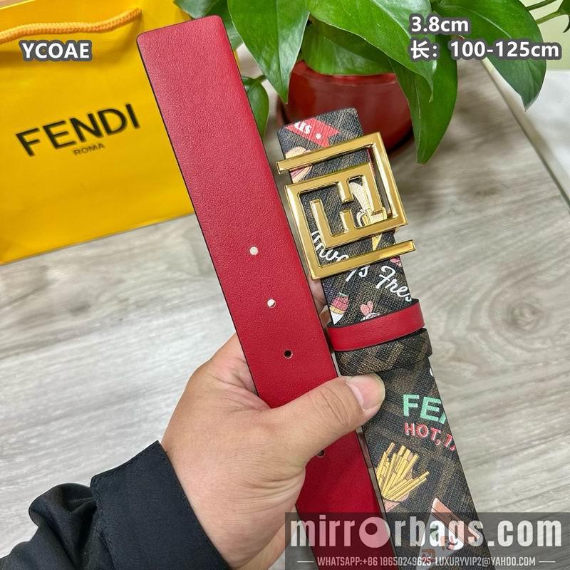 Fendi belt 38mmX100-125cm 8L33