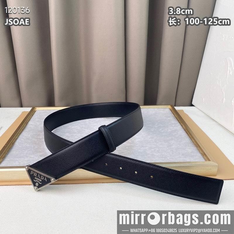 Prada belt 38mmX100-125cm 8L072001