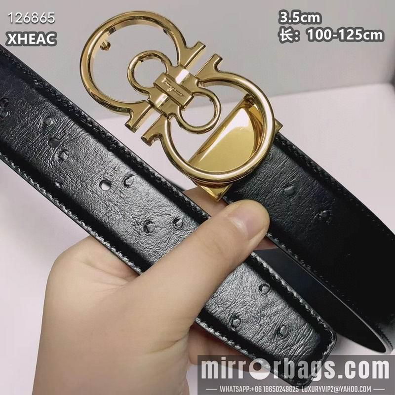 Ferragamo belt 35mmX100-125cm 8L91