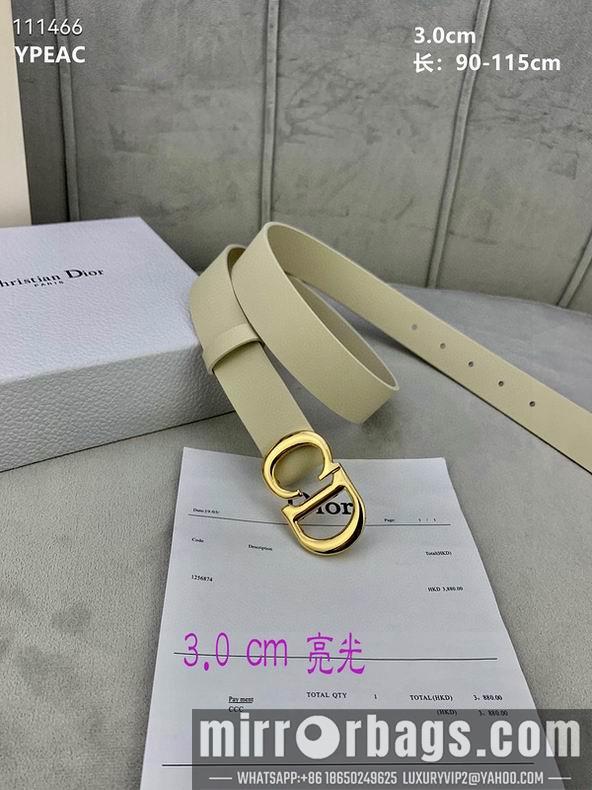Dior Belt 30mmX90-115cm 8L07