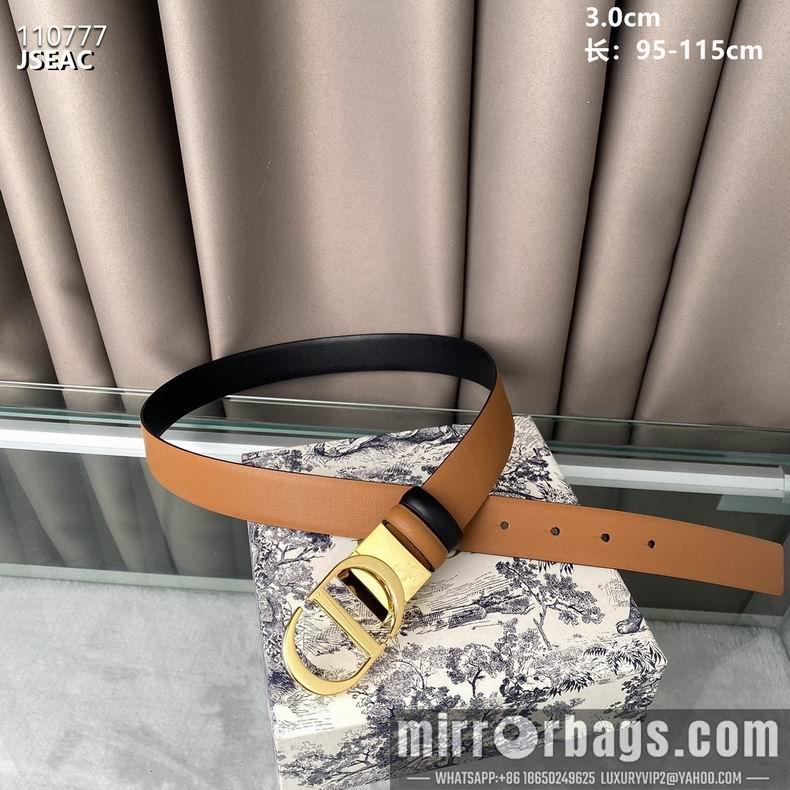Dior Belt 30mmX95-115cm 8L08