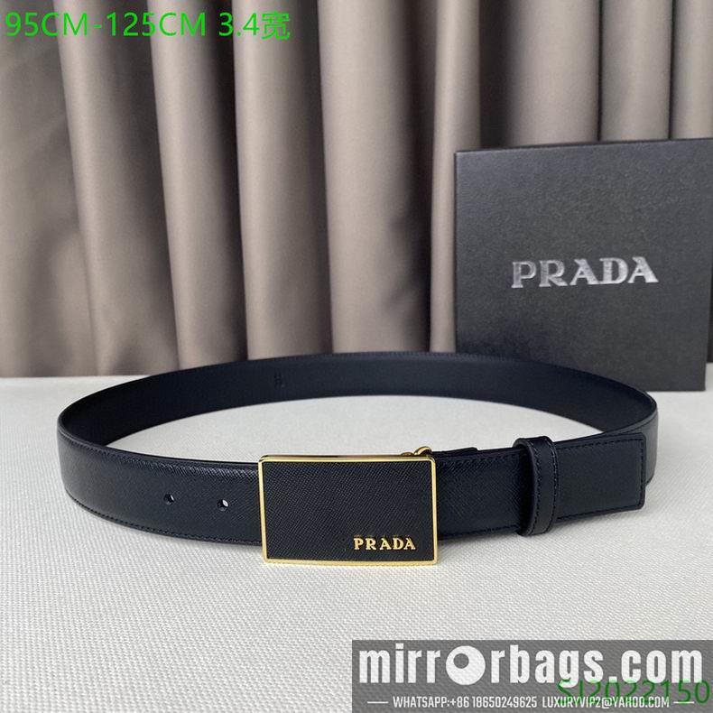 Prada Belt 34mmX95-125cm 7D05