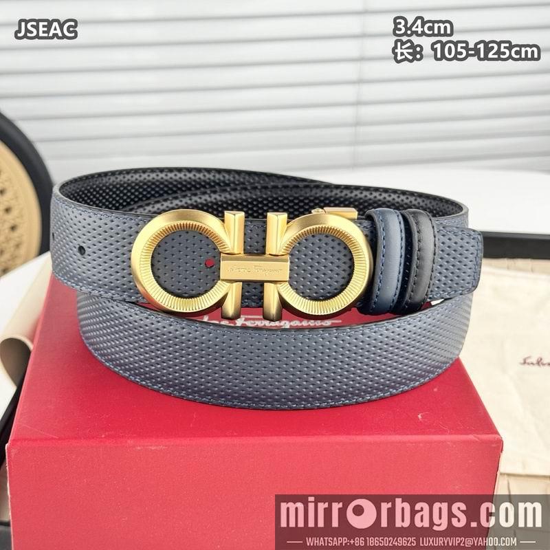 Ferragamo belt 34mmX105-125cm 8L15