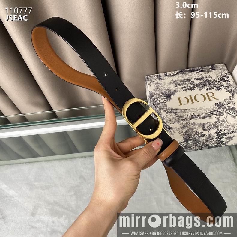 Dior Belt 30mmX95-115cm 8L08