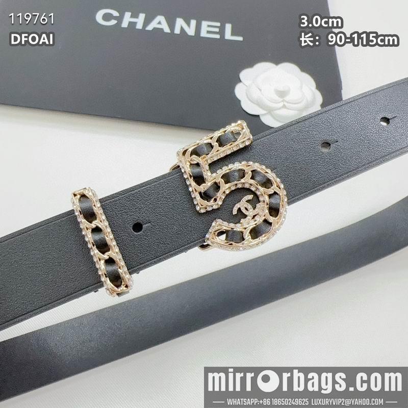 Chanel belt 30mmX90-115cm 8L040804
