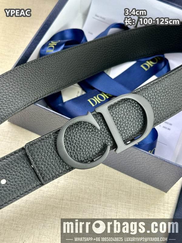 Dior belt 34mmX100-125cm 8L07