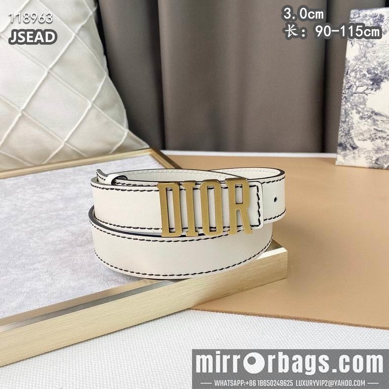 Dior belt 30mmX90-115cm 8L12