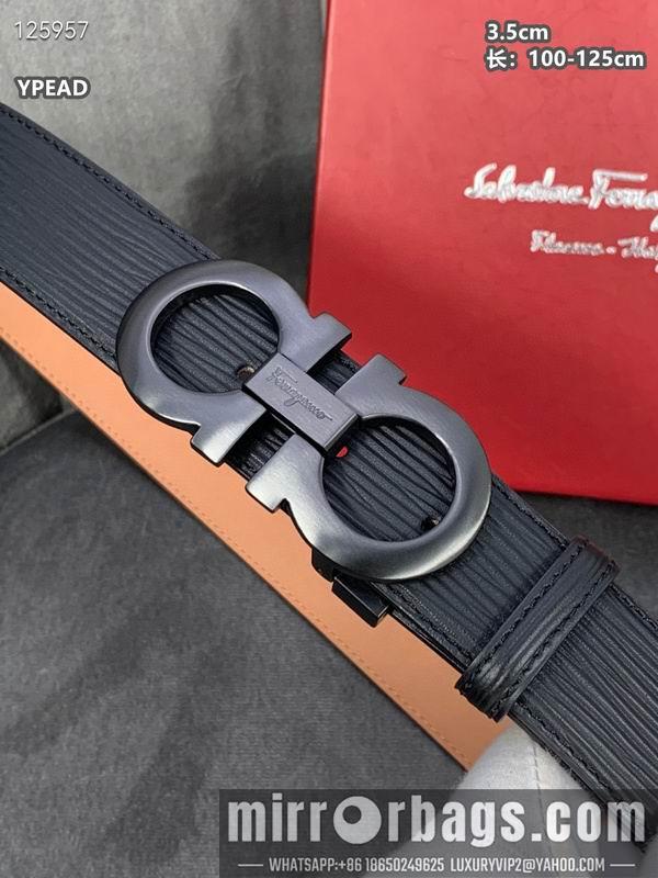 Ferragamo belt 35mmX100-125cm 8L26