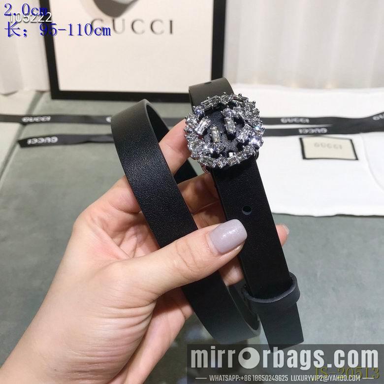 Gucci belt 20mm 95-110cm 8L03