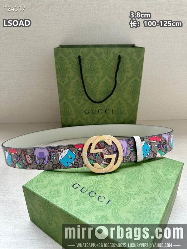 Gucci belt 38mmX100-125cm 8L32