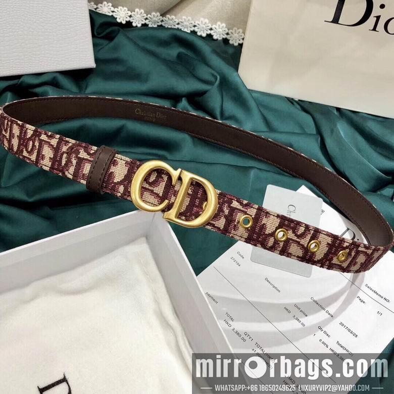 Dior Belt 20mmX95-110cm 7d12