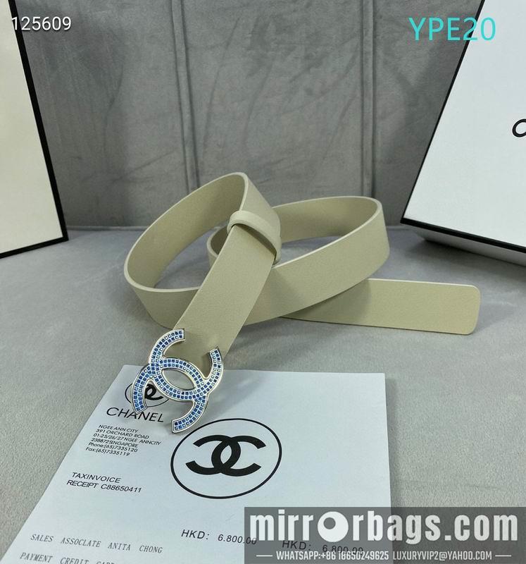 Chanel belt 30mmX95-125cm XH05