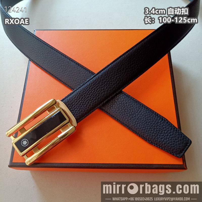 Montlanc belt 34mmX100-125cm 8L09