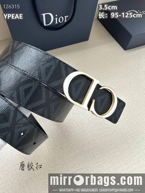 Dior belt 35mmX95-125cm 8L16