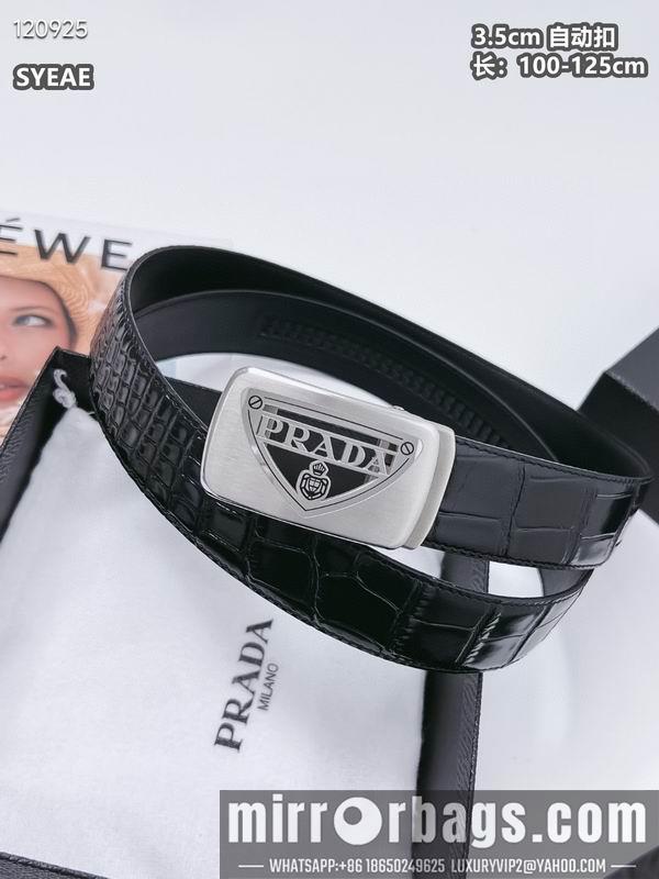 Prada belt 自动带 35mmX100-125cm 8L072004