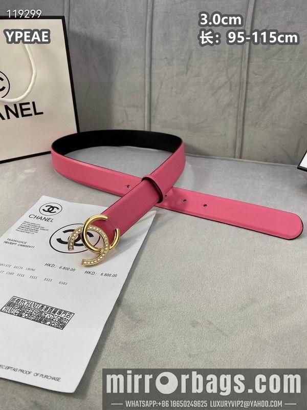 Chanel belt 30mmX95-115cm 8L040803