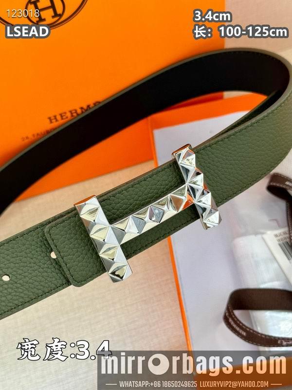 Hermes belt 34mmX100-125cm 8L06