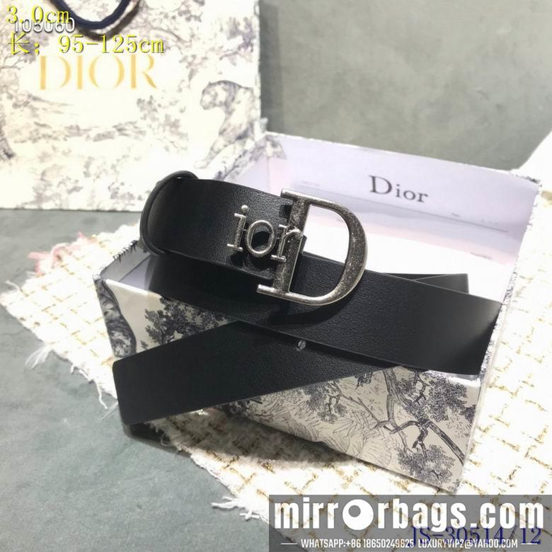 Dior Belt 30mm 95-125cm 8L06