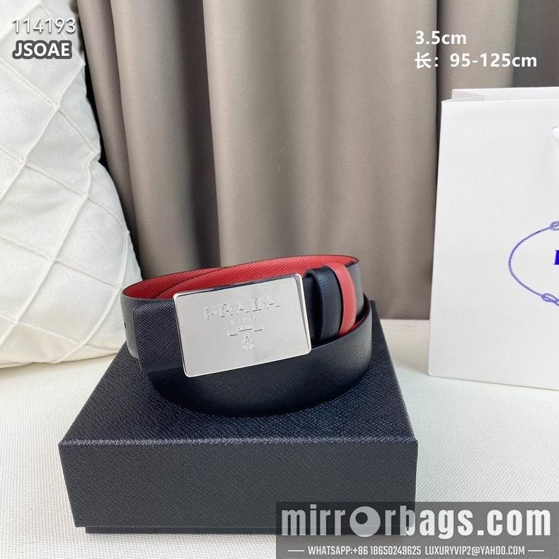 Prada belt 35mmX95-125CM 8L22