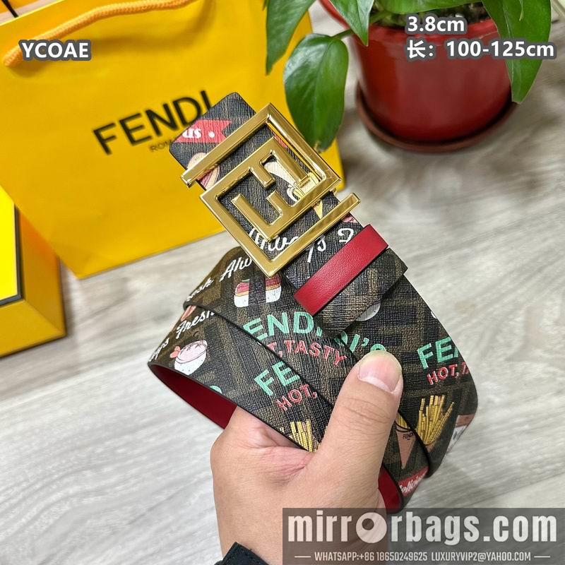 Fendi belt 38mmX100-125cm 8L33