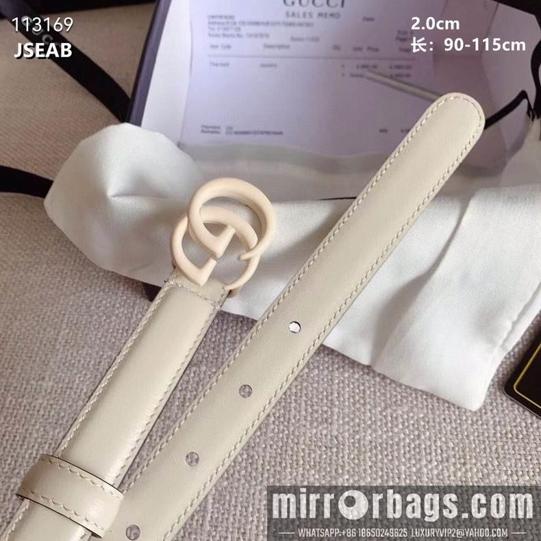 Gucci belt 20mmX90-115cm 8L09